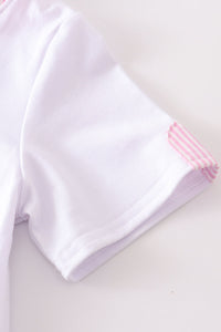 White Mermaid Embroidery Cover Up Mom & Me - Essential Southern Charm