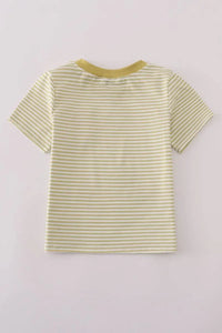Acorn Embroidery Stripe Top - Essential Southern Charm