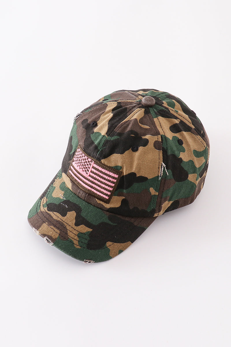 Camouflage Flag Vintage Baseball Cap Mom & Me - Essential Southern Charm