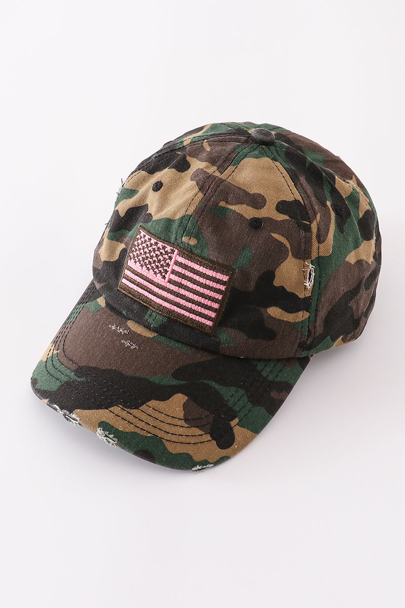 Camouflage Flag Vintage Baseball Cap Mom & Me - Essential Southern Charm