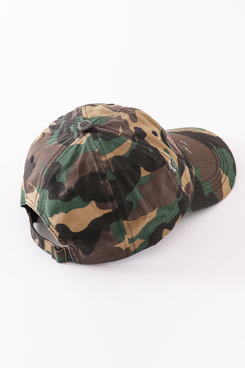 Camouflage Flag Vintage Baseball Cap Mom & Me - Essential Southern Charm