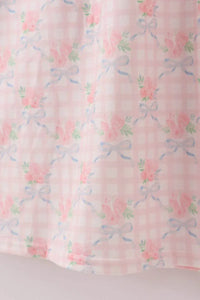 Pink Floral Print Mom Dress - Essential Southern Charm