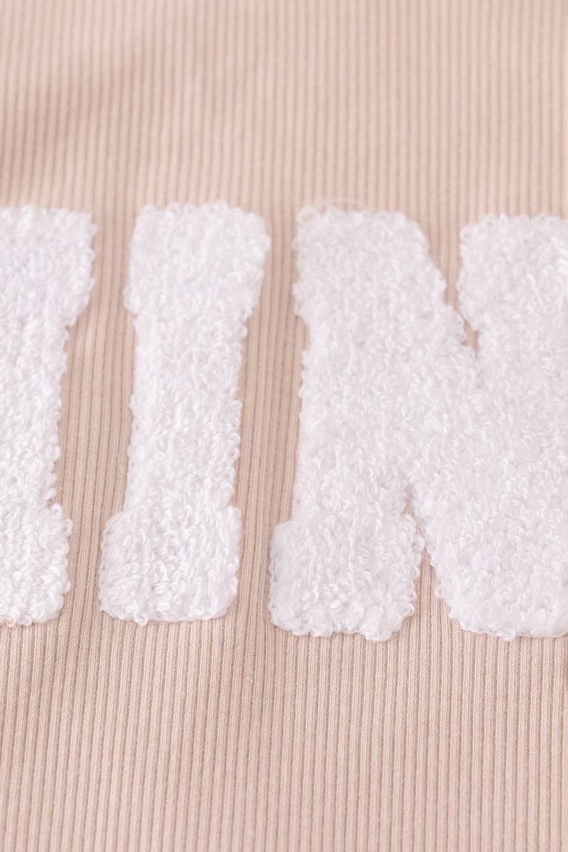 Mini French Knot Pants Set - Cream - Essential Southern Charm