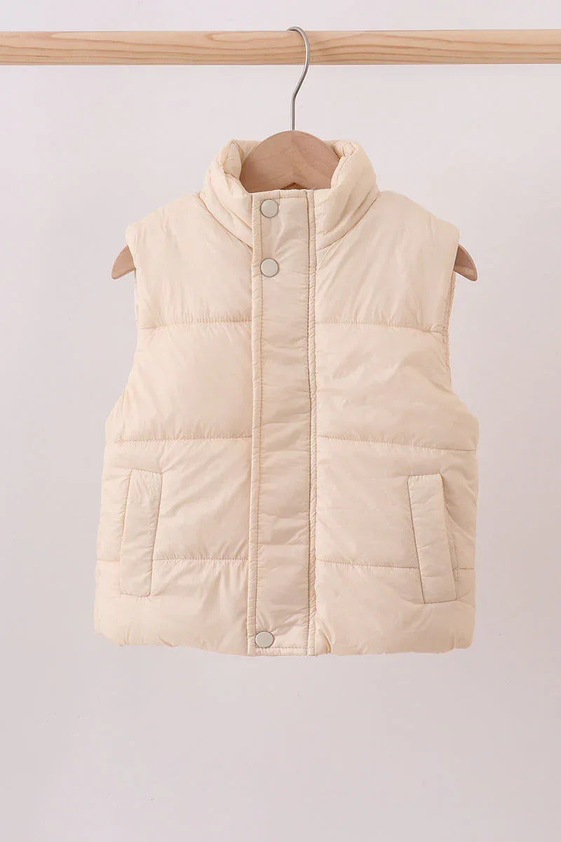 Cream Mom&Me Puffer Vest - Essential Southern Charm