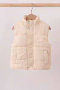 Cream Mom&Me Puffer Vest - Essential Southern Charm