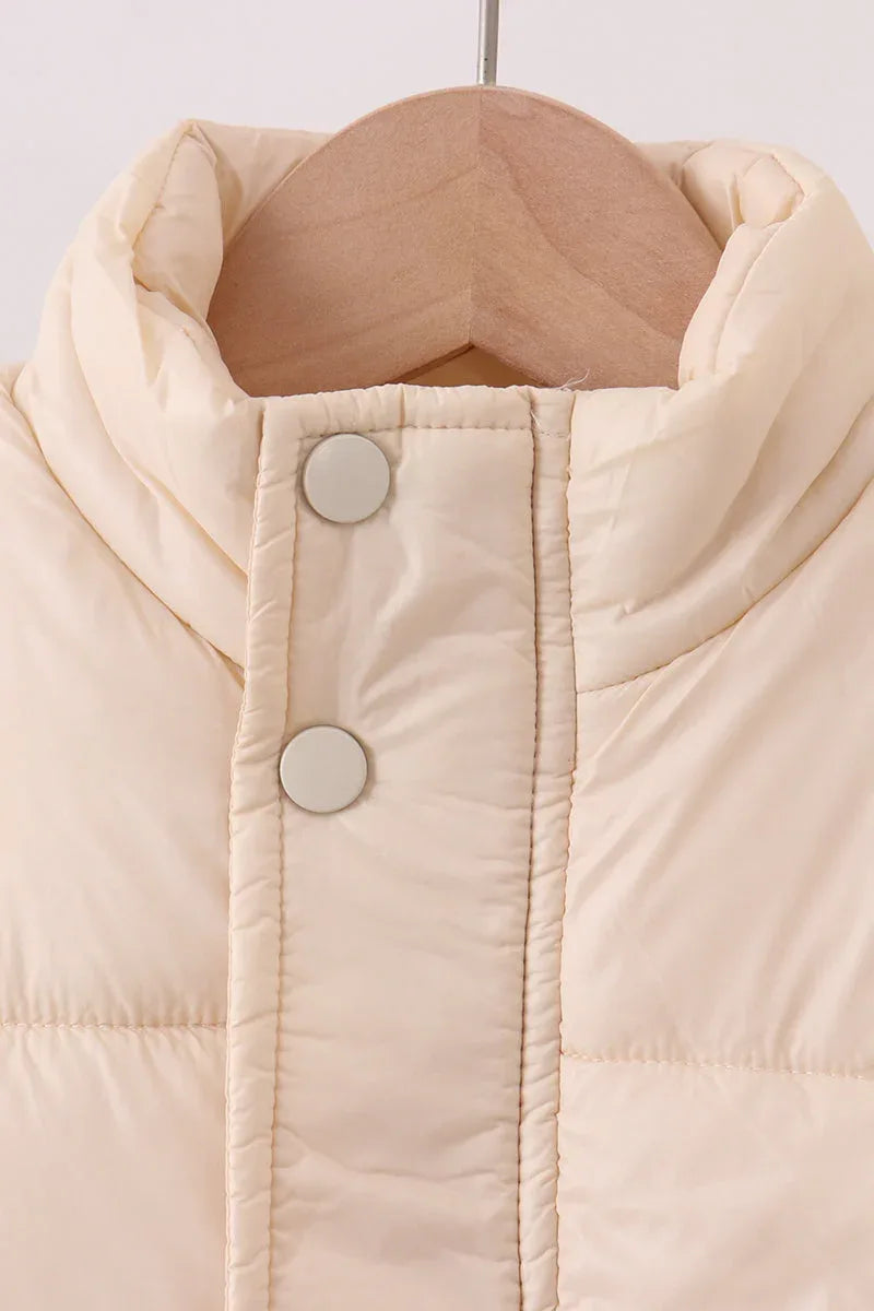 Cream Mom&Me Puffer Vest - Essential Southern Charm