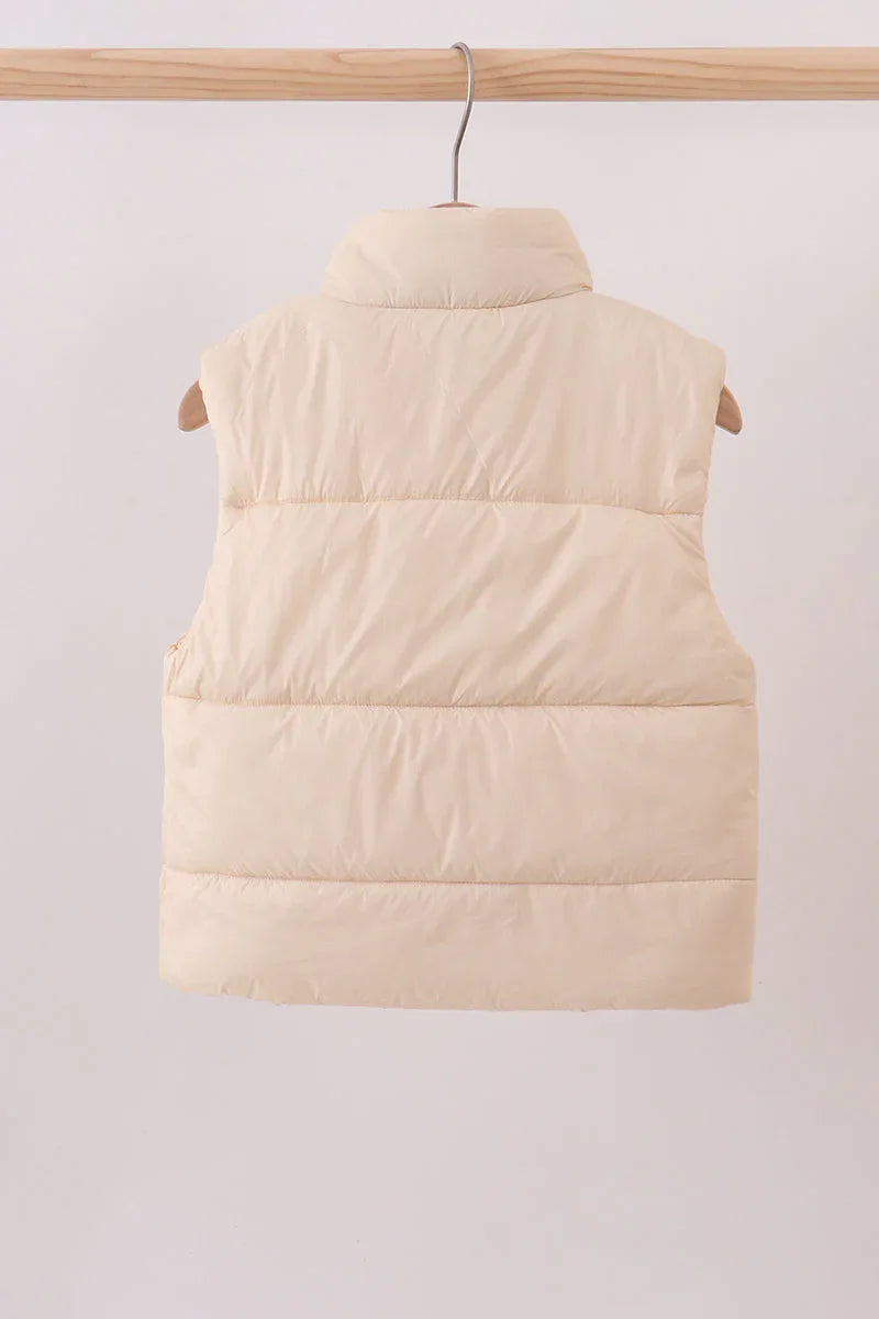 Cream Mom&Me Puffer Vest - Essential Southern Charm