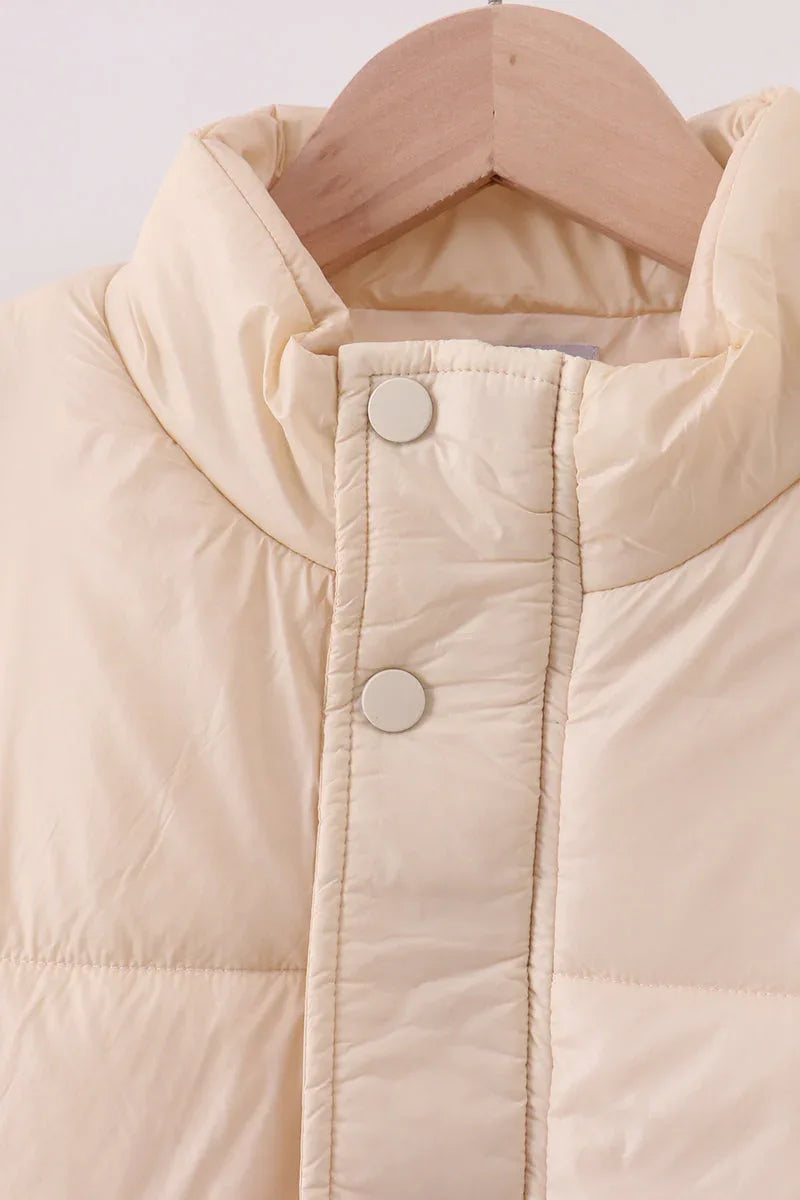 Cream Mom&Me Puffer Vest - Essential Southern Charm
