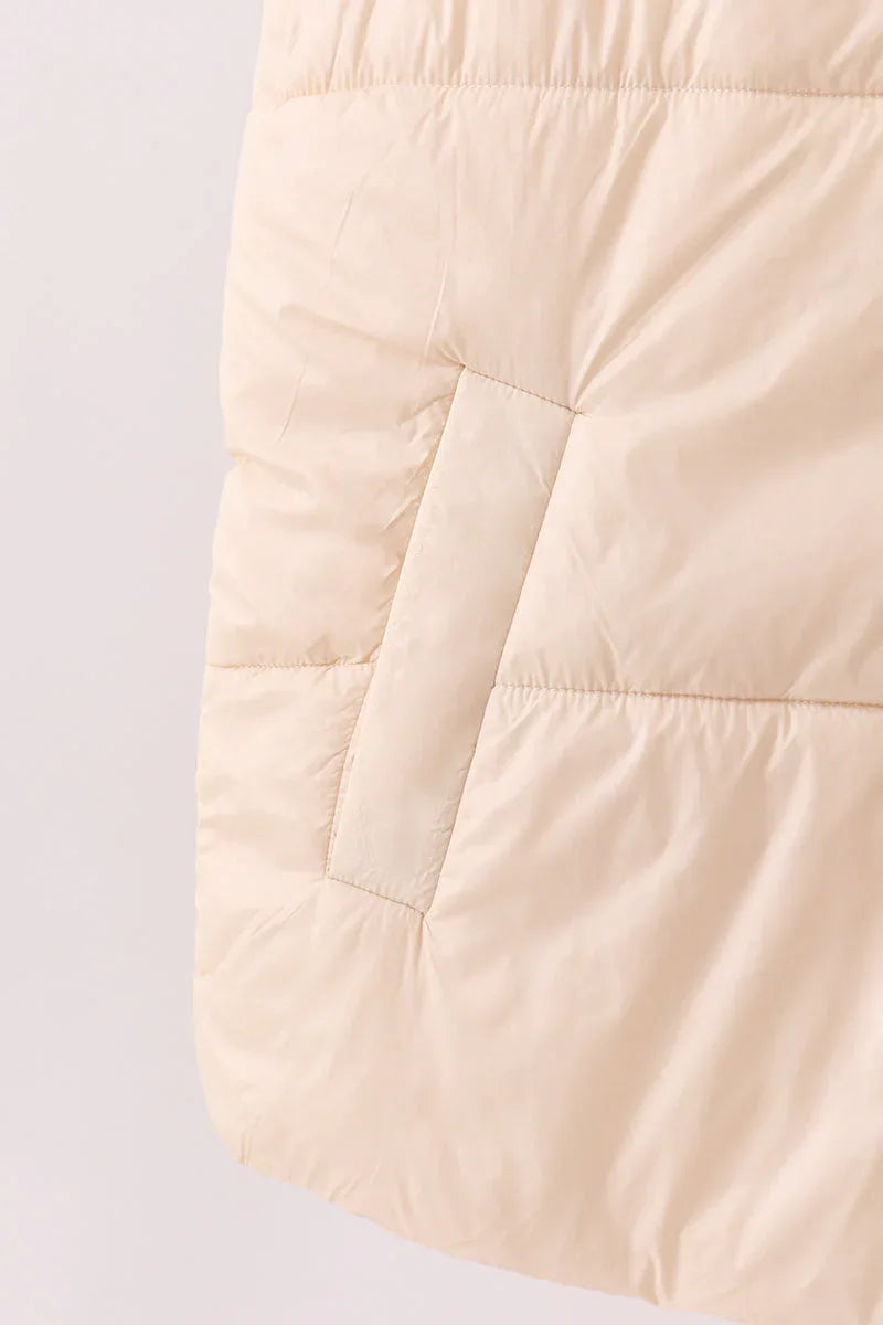 Cream Mom&Me Puffer Vest - Essential Southern Charm