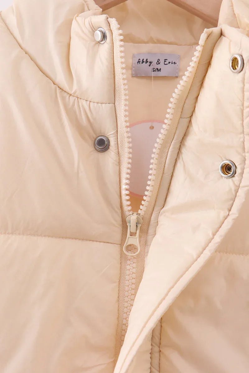 Cream Mom&Me Puffer Vest - Essential Southern Charm