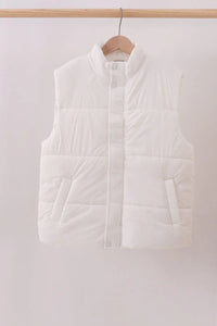 White Mom&Me Puffer Vest - Essential Southern Charm