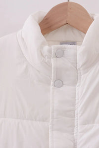 White Mom&Me Puffer Vest - Essential Southern Charm