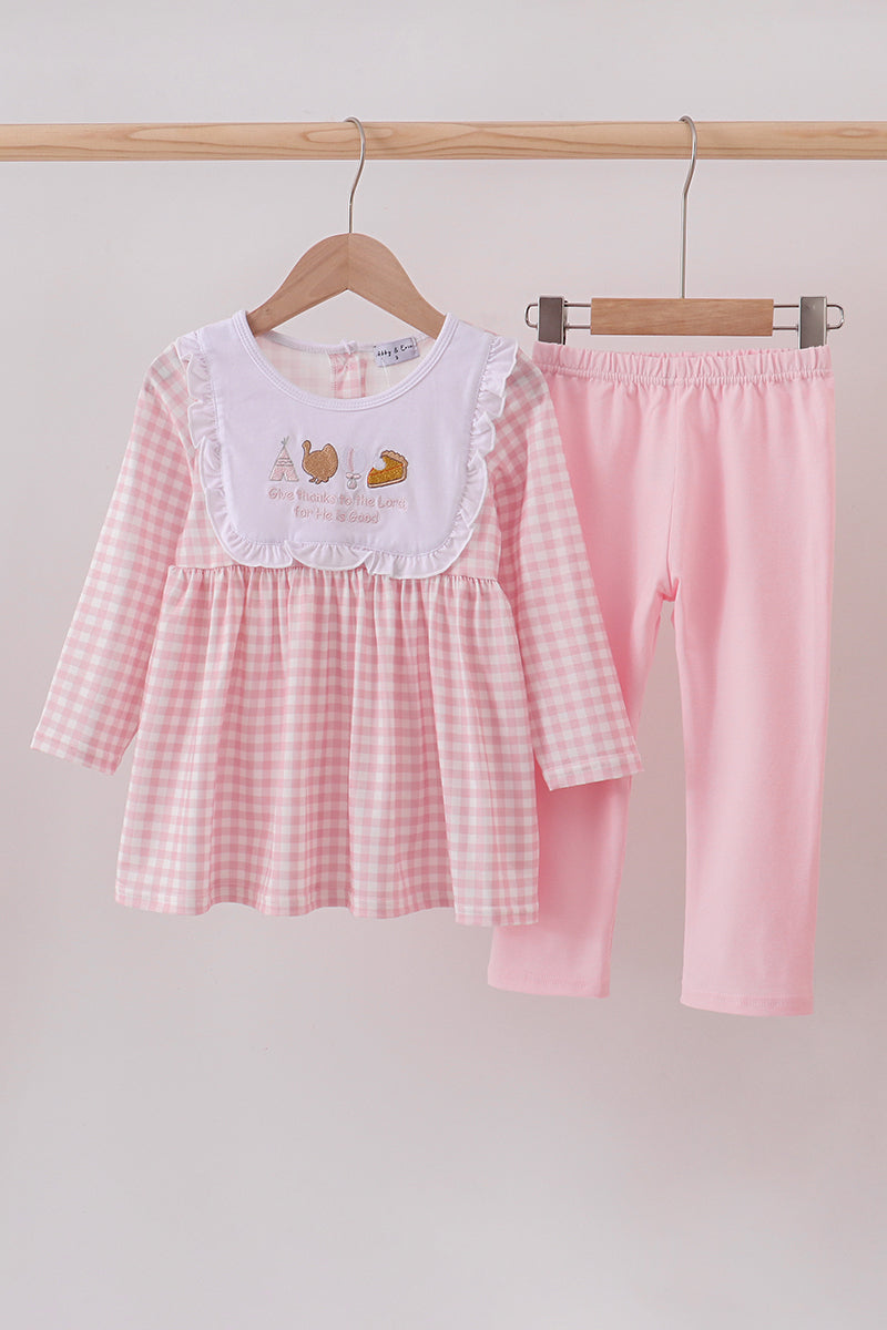 Turkey Embroidery Pants Set