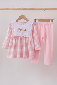 Turkey Embroidery Pants Set