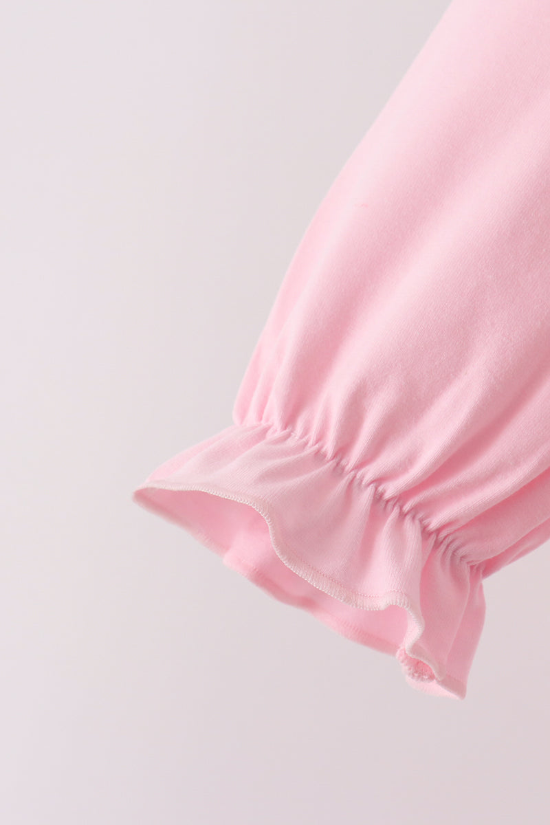 Lil sister embroidery ruffle bloomer set