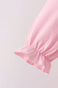 Lil sister embroidery ruffle bloomer set