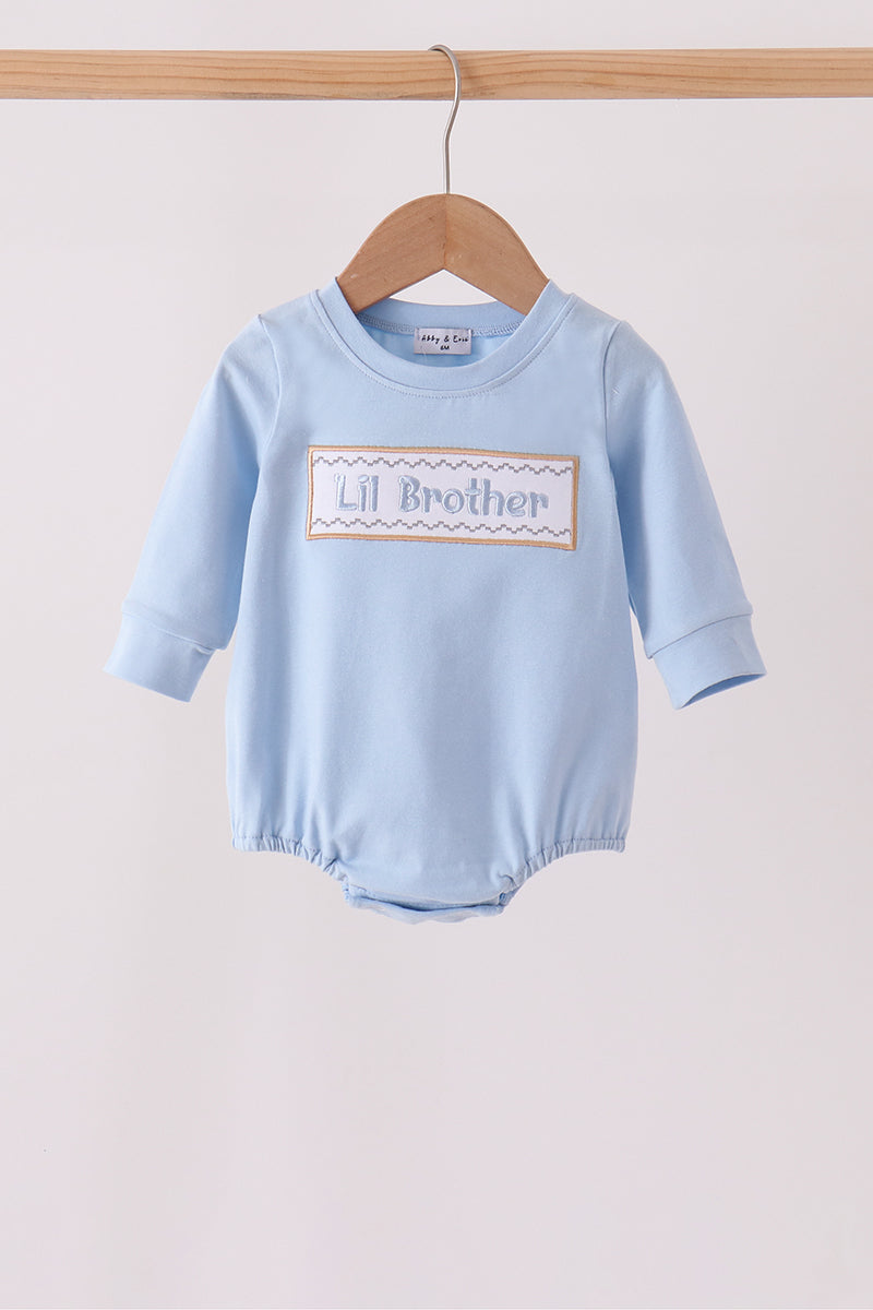 Lil brother embroidery bubble