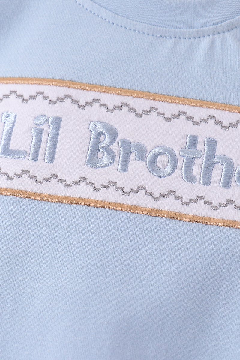 Lil brother embroidery bubble
