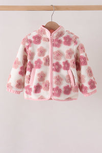 Fleece jacket - Floral print