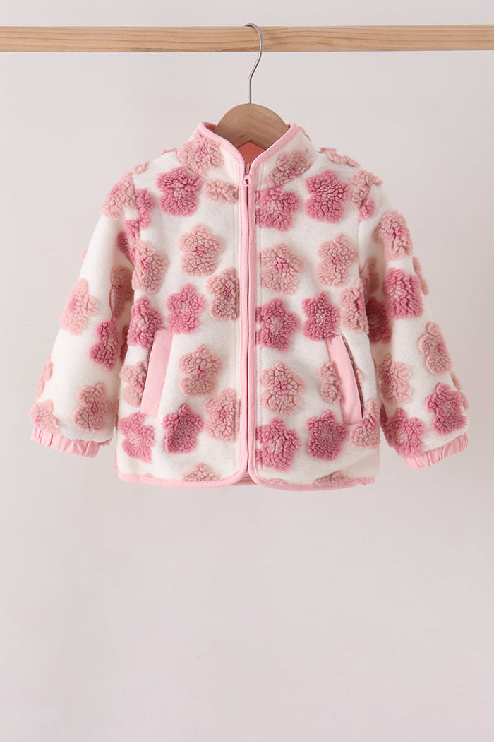 Fleece jacket - Floral print