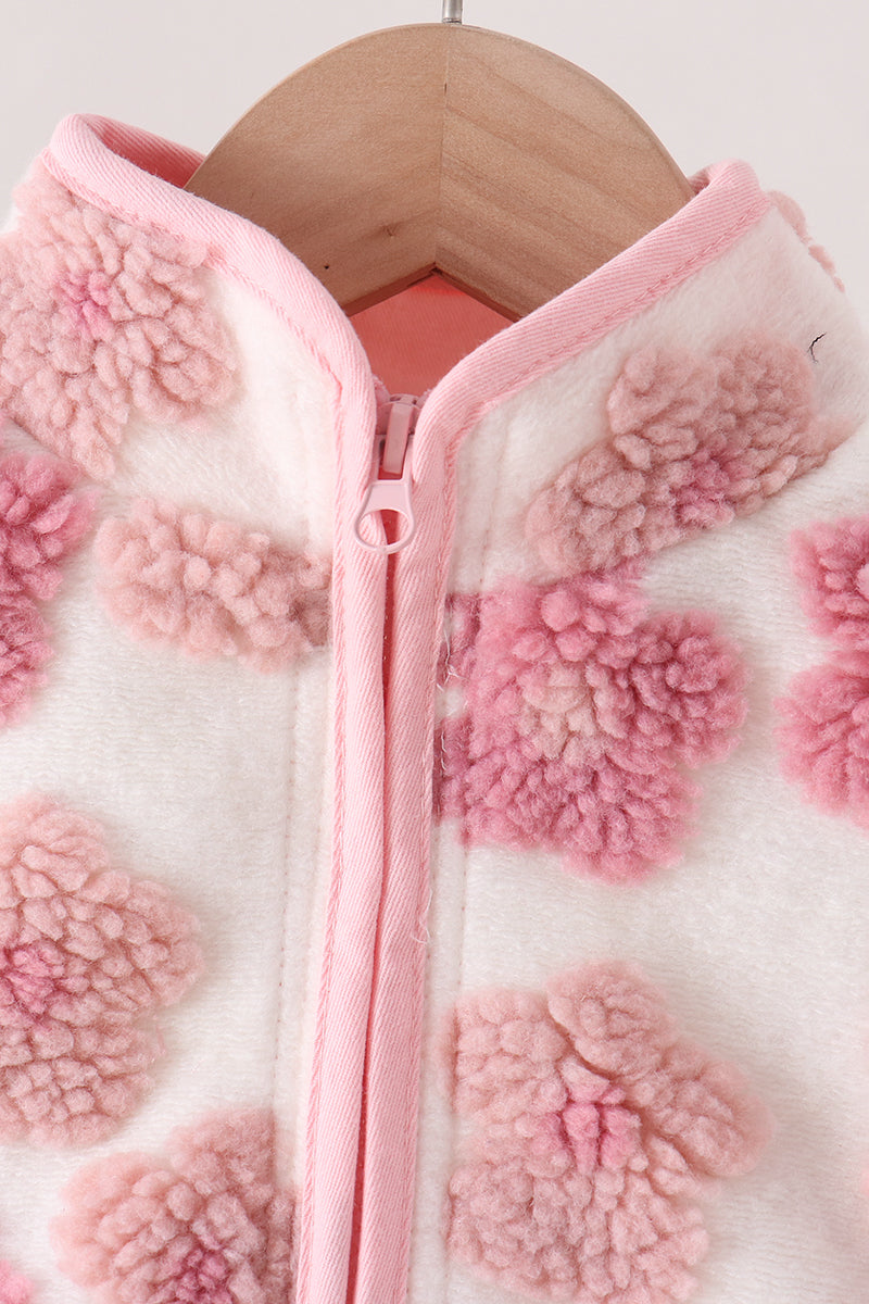 Fleece jacket - Floral print