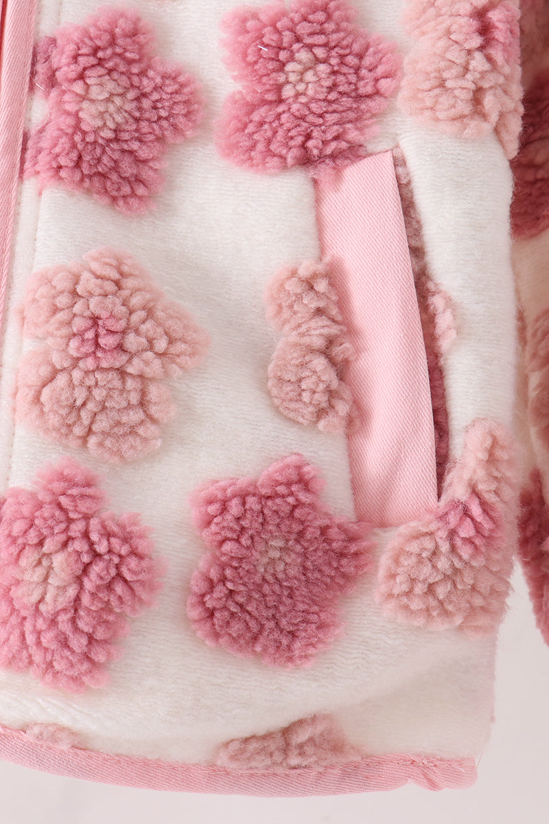 Fleece jacket - Floral print