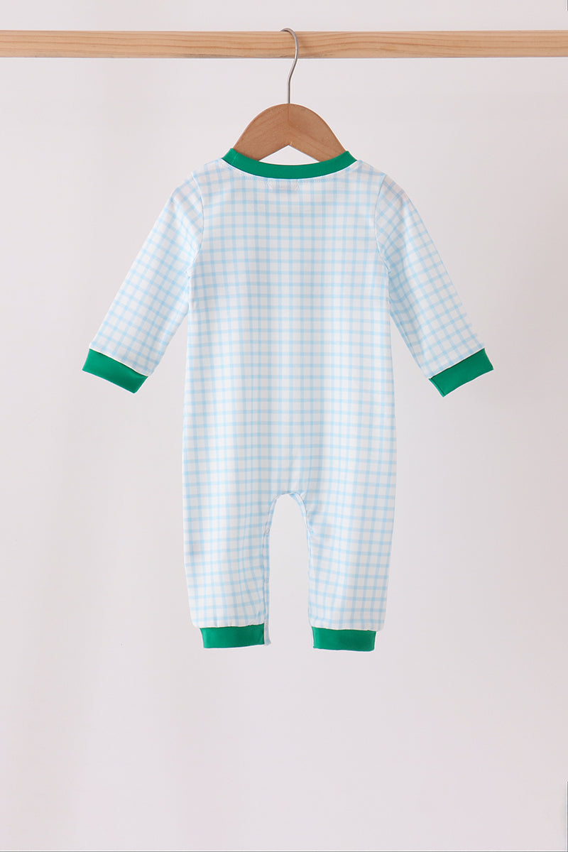 Gingerbread Embroidery Romper