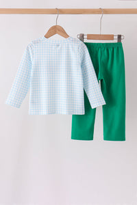 Gingerbread Embroidery Pants Set