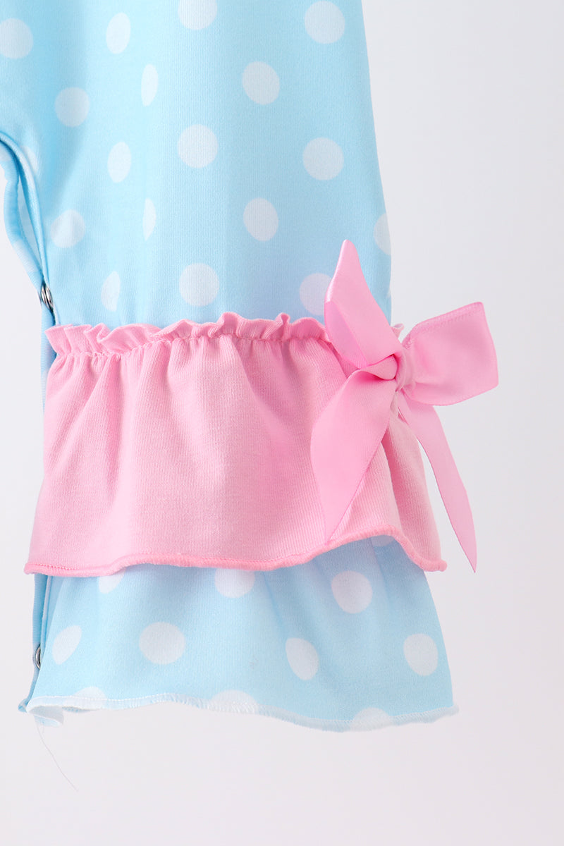 Milk Santa Cookies Ruffle Romper
