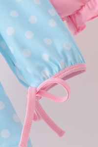 Milk Santa Cookies Ruffle Bloomer Set