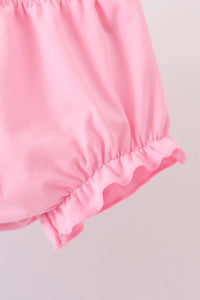 Milk Santa Cookies Ruffle Bloomer Set