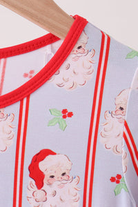 Santa claus bamboo ruffle dress
