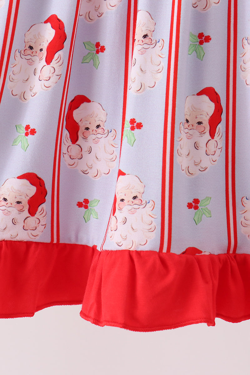 Santa claus bamboo ruffle dress
