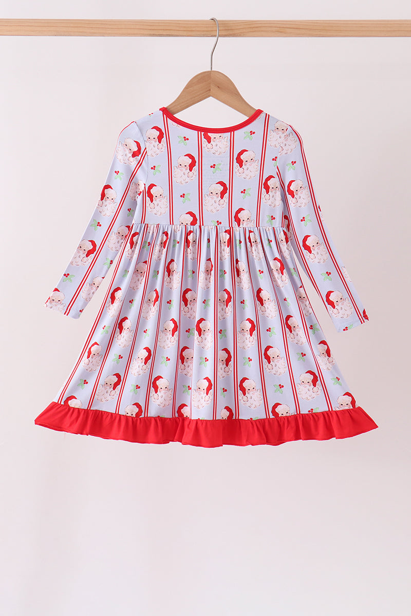 Santa claus bamboo ruffle dress