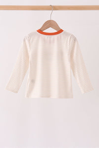 Turkey pumpkin embroidery top