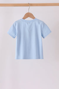 Pumpkin embroidery top