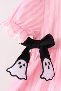 Ghost applique stripe bloomer set