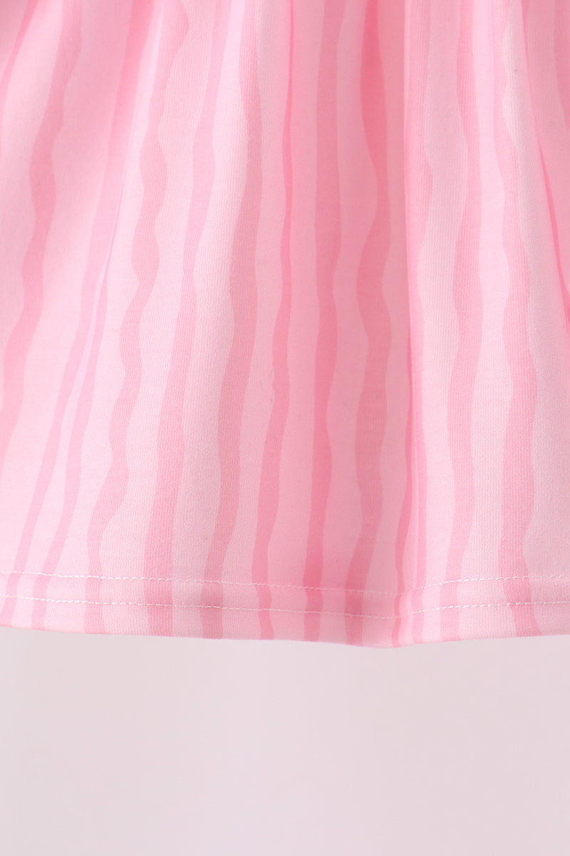 Ghost applique stripe bloomer set