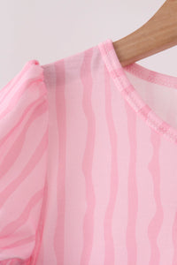 Ghost applique stripe dress