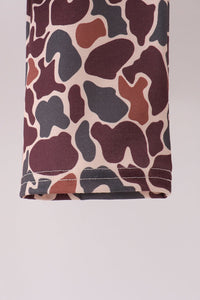 Camouflage hunting embroidery pants set