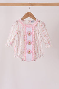 Turkey embroidery ruffle bubble