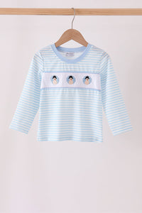 Turkey embroidery stripe top
