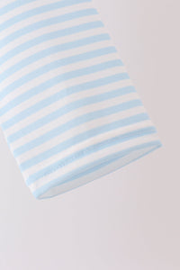 Turkey embroidery stripe top