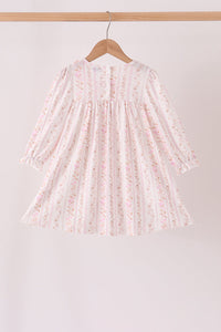 Turkey embroidery ruffle dress