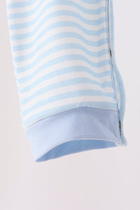 Turkey embroidery stripe romper