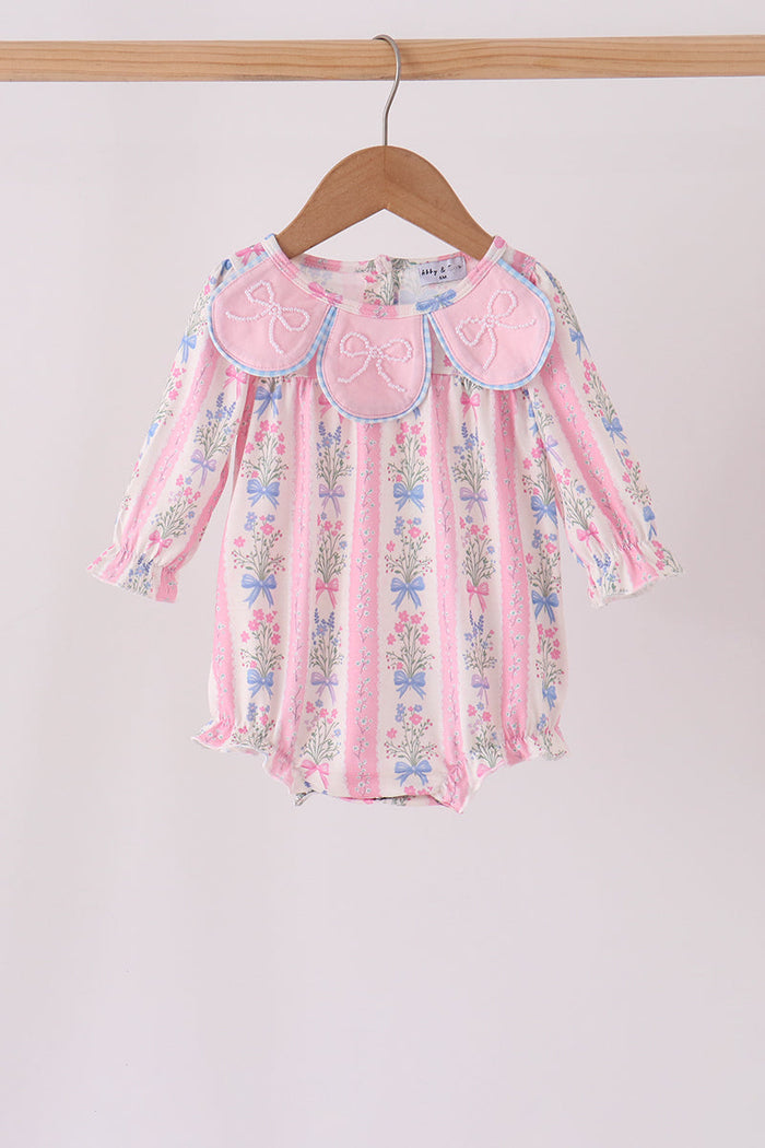 Pearl Bow Floral Bubble