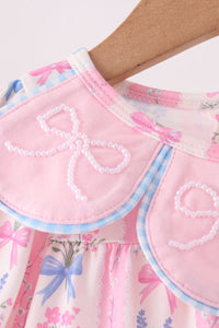 Pearl Bow Floral Bubble