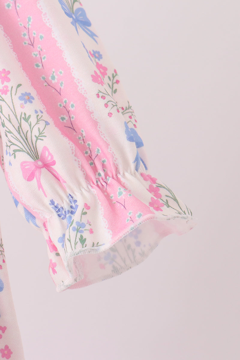 Pearl Bow Floral Bubble