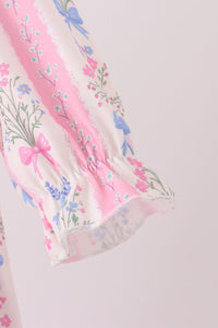 Pearl Bow Floral Bubble