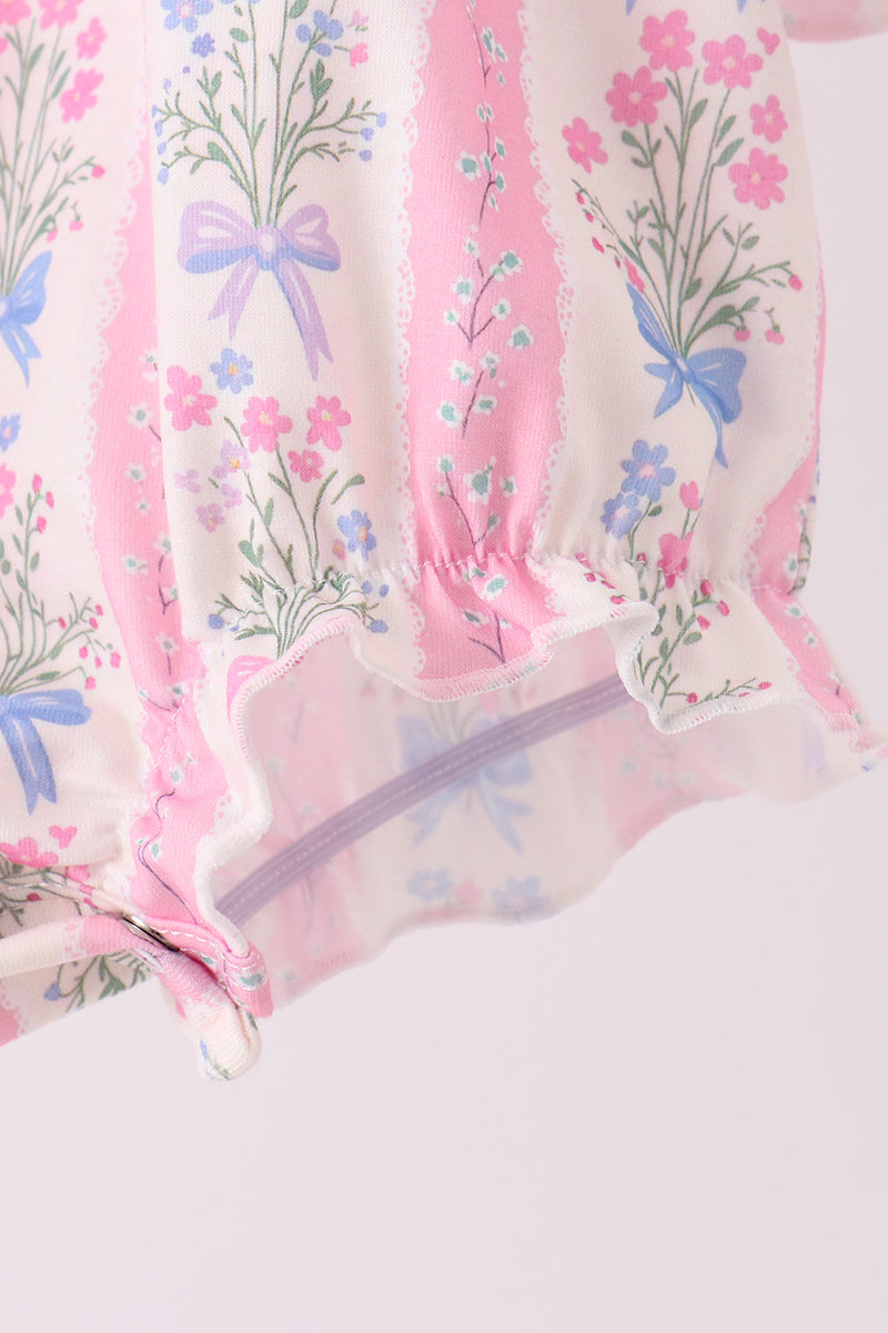 Pearl Bow Floral Bubble